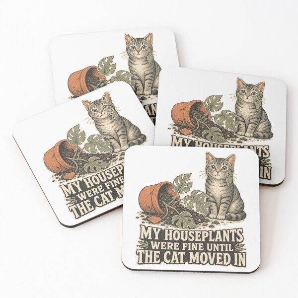 Item preview, My Houseplants Were Fine Until The Cat Moved In Shirt, Funny Cat And Plant Lover T-Shirt, Plant Mom Humor Tee, Cat Mom Gift Shirt, Vintage Cat Graphic designed and sold by TshirtsLabs.