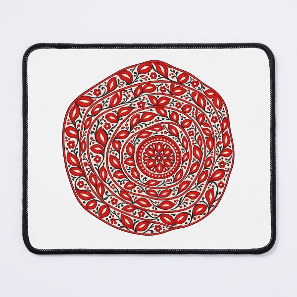 Item preview, Traditional Folk Flower Mandala Pattern designed and sold by aliyehc.