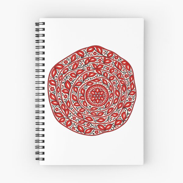 Item preview, Traditional Folk Flower Mandala Pattern designed and sold by aliyehc.