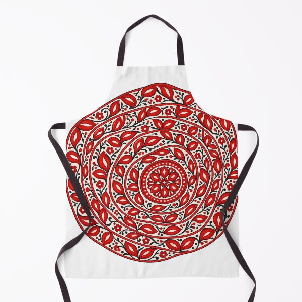 Item preview, Traditional Folk Flower Mandala Pattern designed and sold by aliyehc.