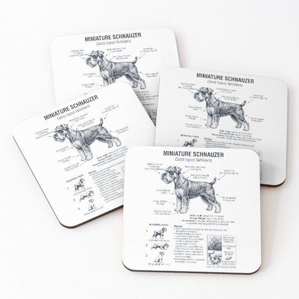 Item preview, Miniature Schnauzer Scientific Anatomy Biology Dog Lover designed and sold by dian-rody-crest.