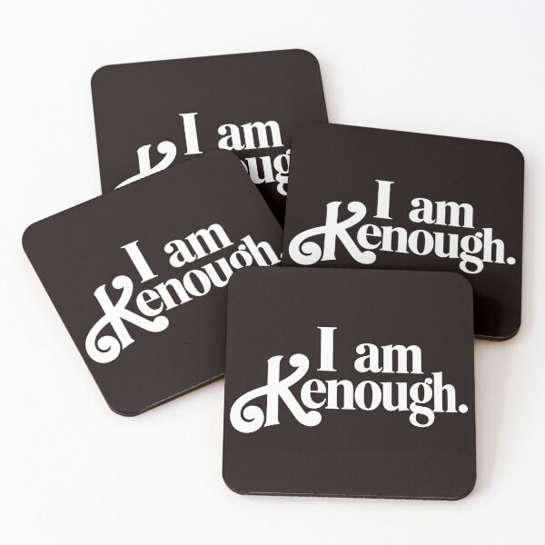 Item preview, I am Renough Typography Affirmation designed and sold by CatiaStudio.