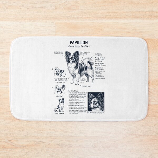 Item preview, Papillon Scientific Anatomy Biology Dog Lover designed and sold by dian-rody-crest.