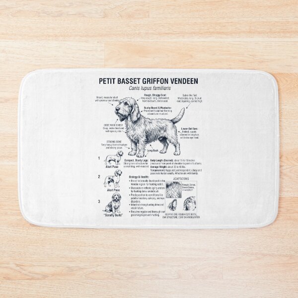 Item preview, Petit Basset Griffon Vendeen Scientific Anatomy Biology Dog Lover designed and sold by dian-rody-crest.