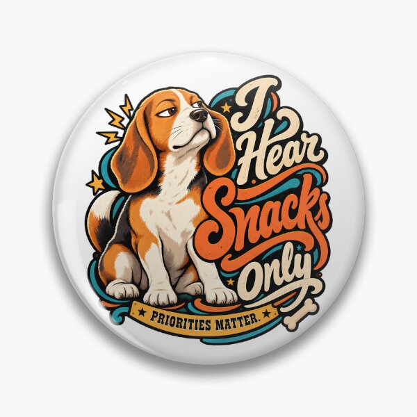 Item preview, I Hear Snacks Only Beagle Script Tee designed and sold by Tong4130.