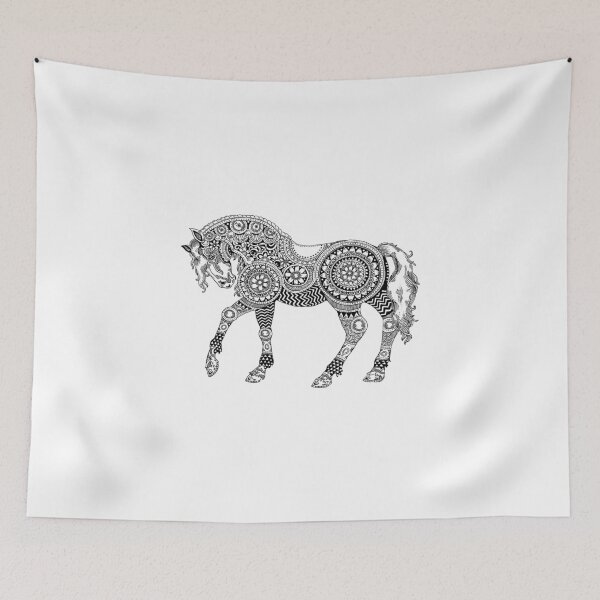 Item preview, Trotting Horse - Patterned designed and sold by jdimmettart.