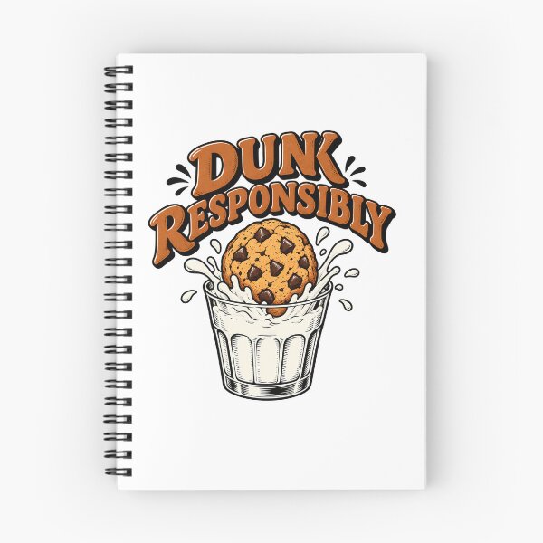 Item preview, Dunk Responsibly – Funny Cookie and Milk designed and sold by REZA1212.