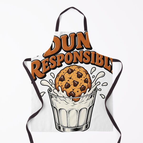 Item preview, Dunk Responsibly – Funny Cookie and Milk designed and sold by REZA1212.