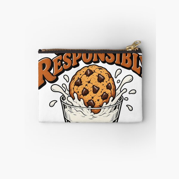 Item preview, Dunk Responsibly – Funny Cookie and Milk designed and sold by REZA1212.
