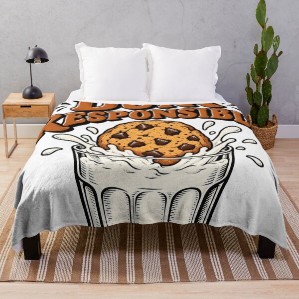 Item preview, Dunk Responsibly – Funny Cookie and Milk designed and sold by REZA1212.