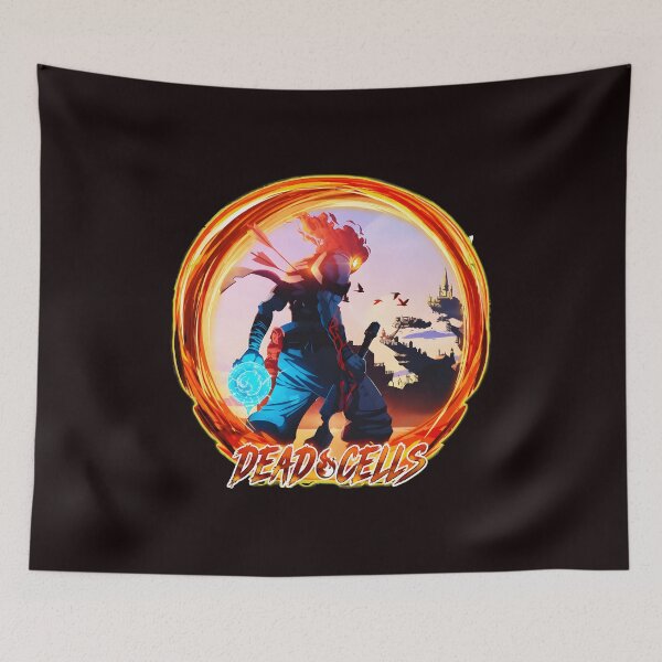 Item preview, Dead Cells Character Art With Fiery Circle designed and sold by CuteartBySakura.