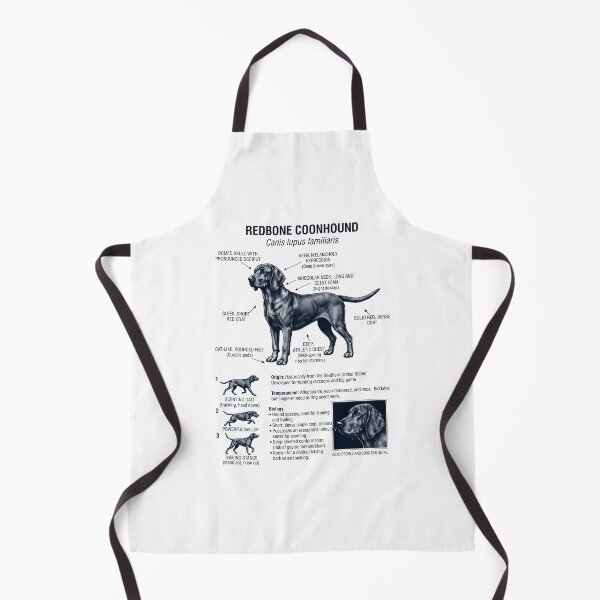 Item preview, Redbone Coonhound Scientific Anatomy Biology Dog Lover designed and sold by dian-rody-crest.