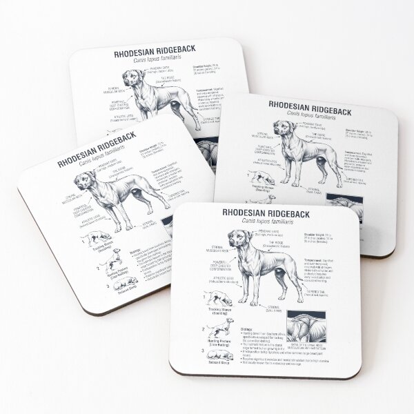 Item preview, Anatomía científica, biología y amante de los perros del Rhodesian Ridgeback. designed and sold by dian-rody-crest.