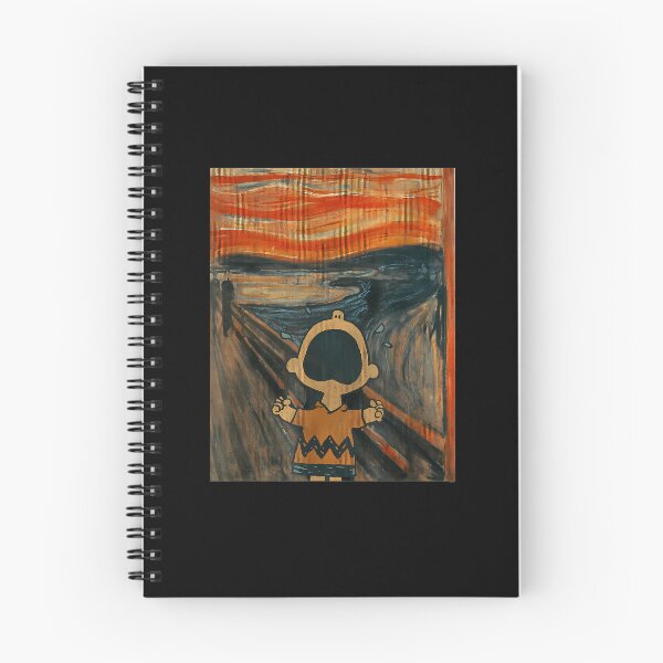 Item preview, Expressionist Screaming Cartoon Boy Bridge Painting designed and sold by AnnibaleLori.
