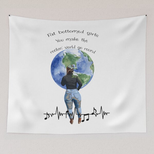 Item preview, Queen Fat Bottom Girls You Make The Rockin World Go Round designed and sold by CaseyJones5.