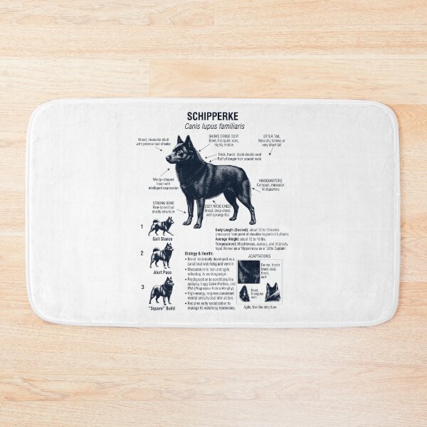 Item preview, Schipperke Scientific Anatomy Biology Dog Lover designed and sold by dian-rody-crest.