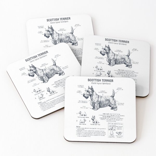 Item preview, Scottish Terrier Scientific Anatomy Biology Dog Lover designed and sold by dian-rody-crest.