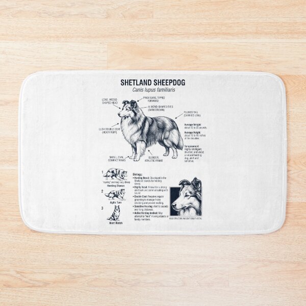 Item preview, Shetland Sheepdog Scientific Anatomy Biology Dog Lover designed and sold by dian-rody-crest.