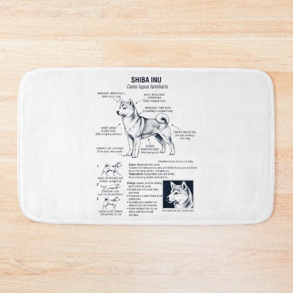 Item preview, Shiba Inu Scientific Anatomy Biology Dog Lover designed and sold by dian-rody-crest.