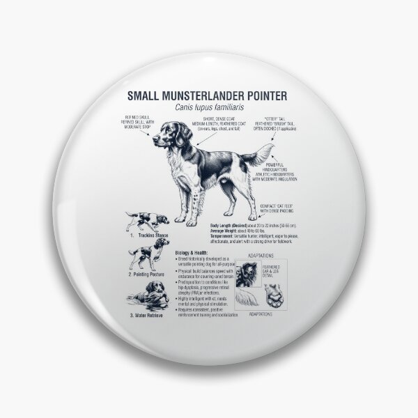 Item preview, Small Munsterlander Pointer Scientific Anatomy Biology Dog Lover designed and sold by dian-rody-crest.