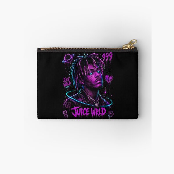 Aperçu de l'œuvre Juice WRLD 999 Portrait Cosmique Néon créée et vendue par JMS-Artvintage.