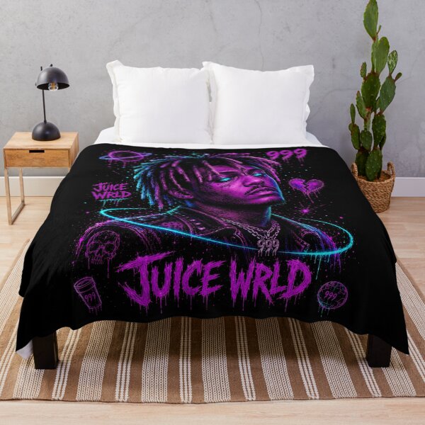Item preview, Juice WRLD 999 Cosmic Neon Portrait designed and sold by JMS-Artvintage.