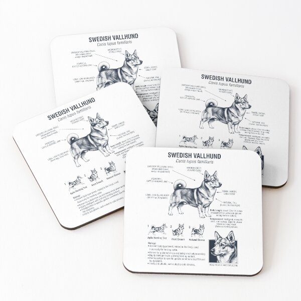 Item preview, Swedish Vallhund Scientific Anatomy Biology Dog Lover designed and sold by dian-rody-crest.