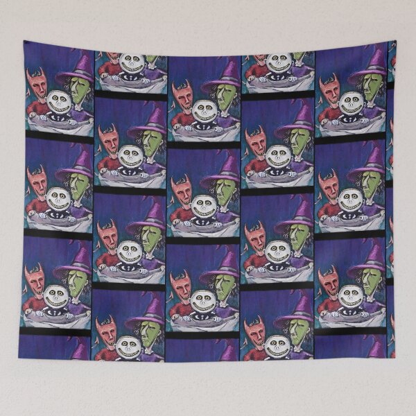 Item preview, Spooky Trio Halloween Monster Trick Or Treat Art designed and sold by AnnibaleLori.