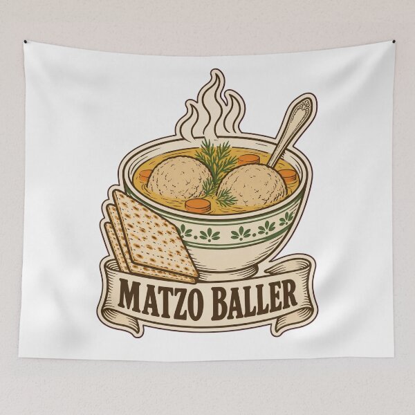 Item preview, Funny Passover Matzo Baller | Matzo Ball Soup Jewish Humor Seder designed and sold by StickyGuys.