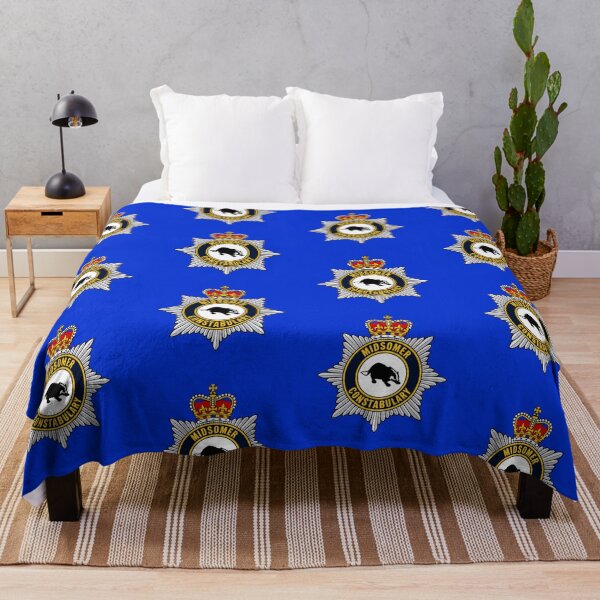 Artikelvorschau, Midsomer Constabulary PATTERN (on Royal Blue) entworfen und verkauft von PawsitiveMum3.