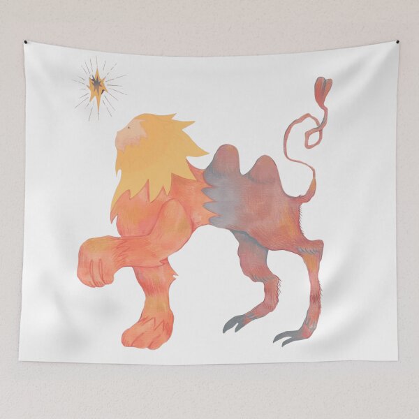 Item preview, Surreal Lion Camel Chimera Fantasy Art designed and sold by Starry-Mirage.
