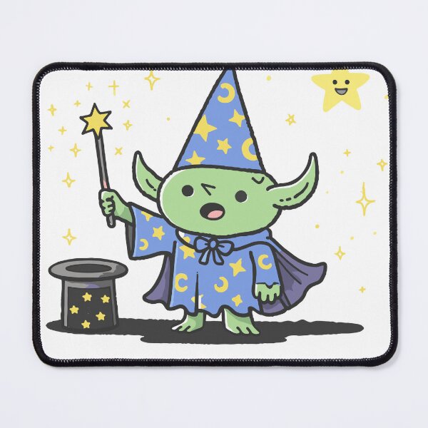 Item preview, For My Next Magic Trick Goblin Wizard Poster designed and sold by Matinez Pink.