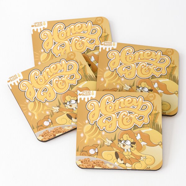 Item preview, Honey Hex Cereal Box Cover! designed and sold by YowLife.