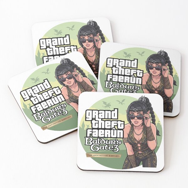 Item preview, Grand Theft Faerun designed and sold by Party of Two Studio.