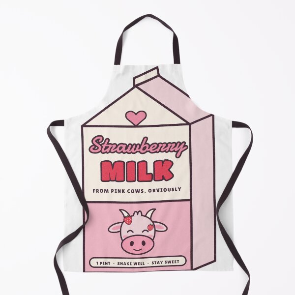Artikelvorschau, Strawberry Milk Pink Cow Kawaii Carton entworfen und verkauft von somebasic.