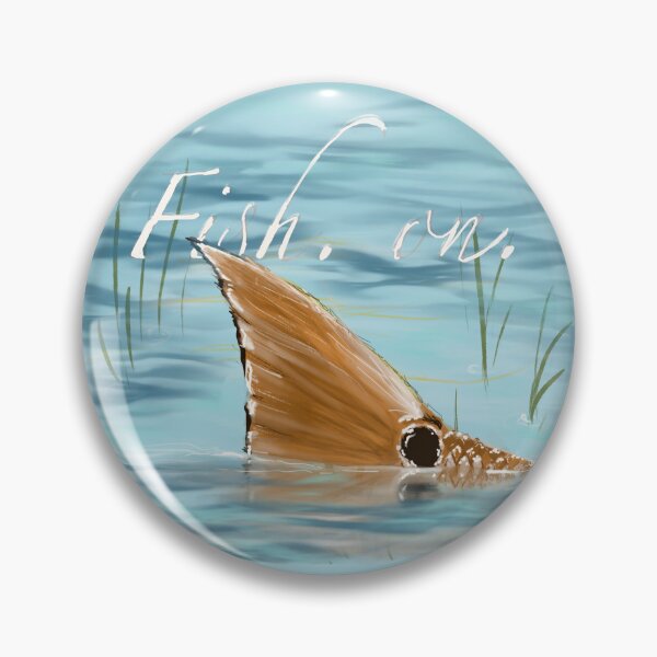 Item preview, Tailing Redfish Fishing Art Phone Case in Blue Water designed and sold by N2THEBLUE.