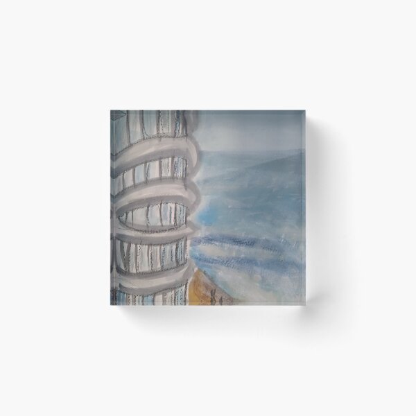 Item preview, Where the Ocean Begins Gold Coast Coastal Art  designed and sold by ShonaCallumArt.