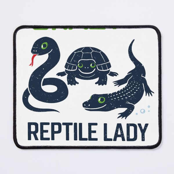 Item preview, Crazy Reptile Lady In A Fun Way Poster designed and sold by Matinez Pink.