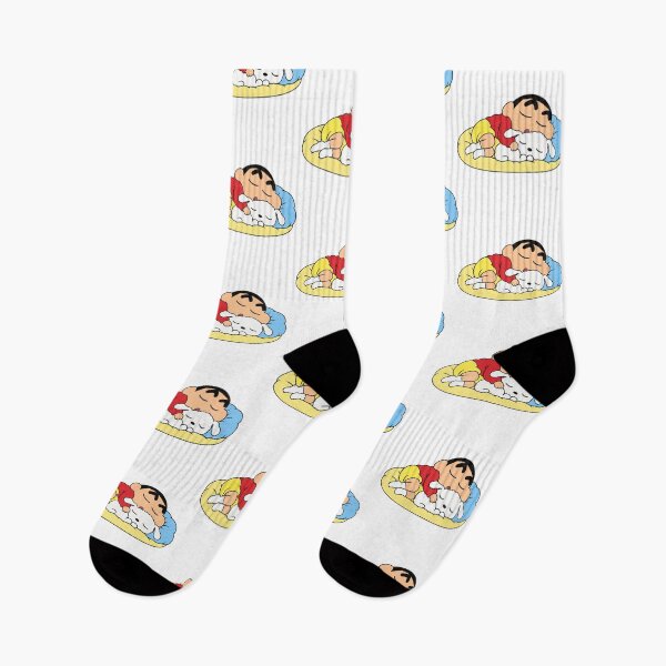 Aperçu de l'œuvre Crayon Shin Chan et Shiro Sieste Cozy créée et vendue par EugeneKimchi.