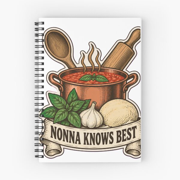 Item preview, Italian Nonna Knows Best | Funny Italian Grandma Wooden Spoon Kitchen designed and sold by StickyGuys.