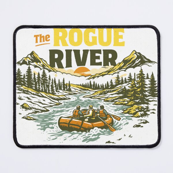 Item preview, The Rogue River Rafting Adventure Poster designed and sold by Matinez Pink.