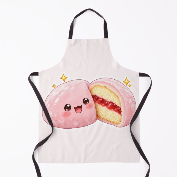 Item preview, Kawaii Strawberry Shortcake Mochi Cute Japanese Dessert designed and sold by peachycrossing.