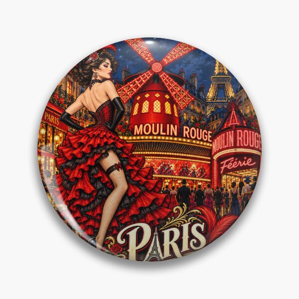 Artikelvorschau, Moulin Rouge Paris – Vintage Cabaret Nights entworfen und verkauft von OzyWear.