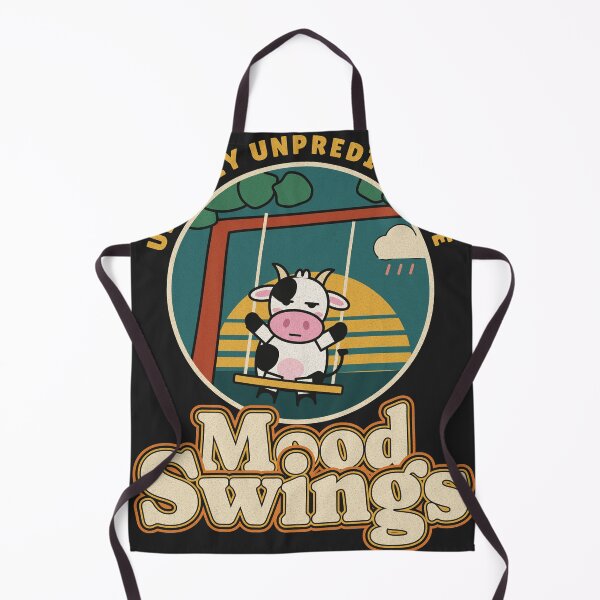 Artikelvorschau, Mood Swings Funny Cow on a Swing Retro entworfen und verkauft von somebasic.