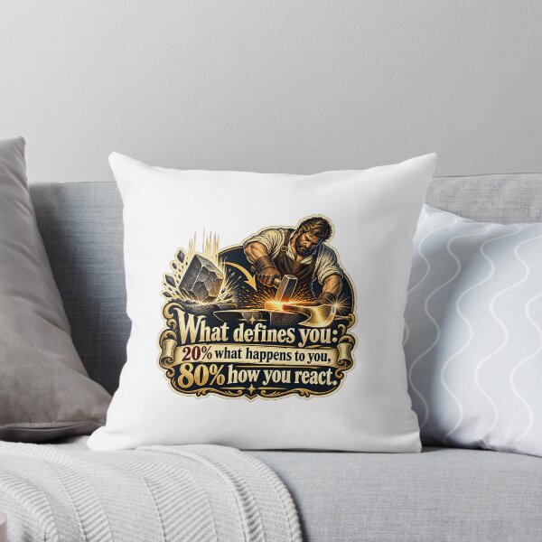 Item preview, Blacksmith Forge Transformation — 20% Impact 80% Reaction Art designed and sold by DesignArtEmpire.