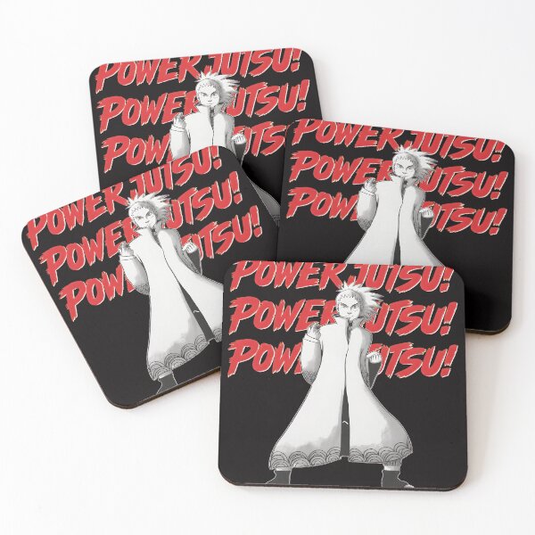 Item preview, POWER JUTSU! Anime Character Action Pose Red designed and sold by Miroko-Draw.