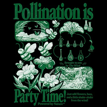 Artwork thumbnail, Bee Pollination Insect Flower by Ribeiro-Art