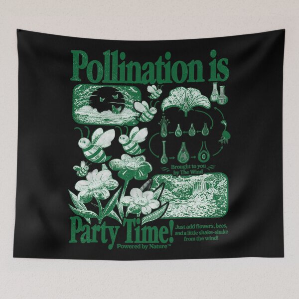 Item preview, Bee Pollination Insect Flower designed and sold by Ribeiro-Art.