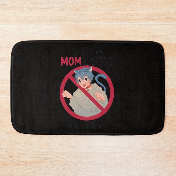 Item preview, Mom Against Cat Boys Humorous Anime designed and sold by Miroko-Draw.