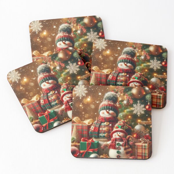 Item preview, Cute Snowman Family Christmas Tree Gifts Holiday designed and sold by Deepsleepstudio.